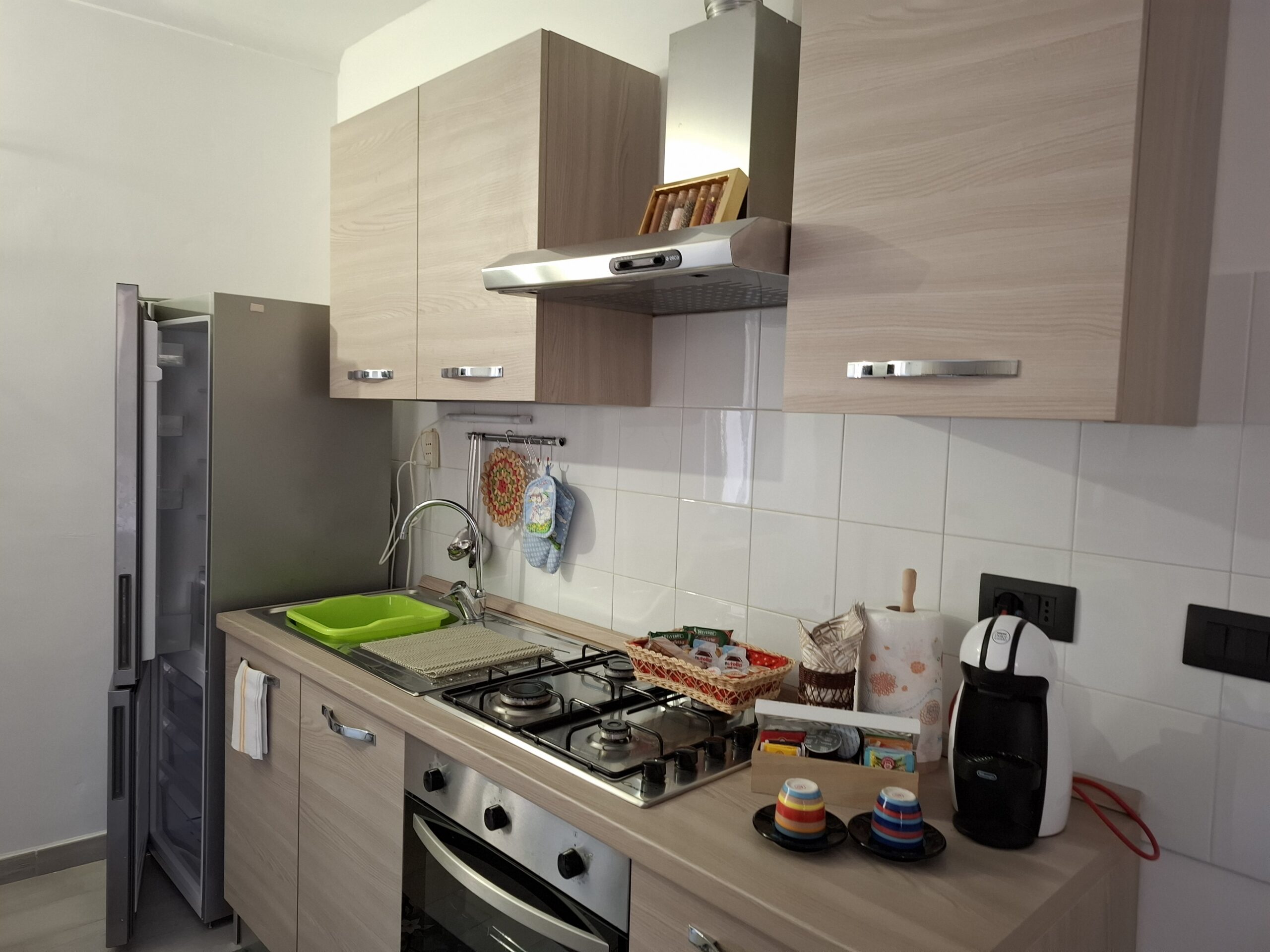 Bagno moderno e rifinito dell'appartamento