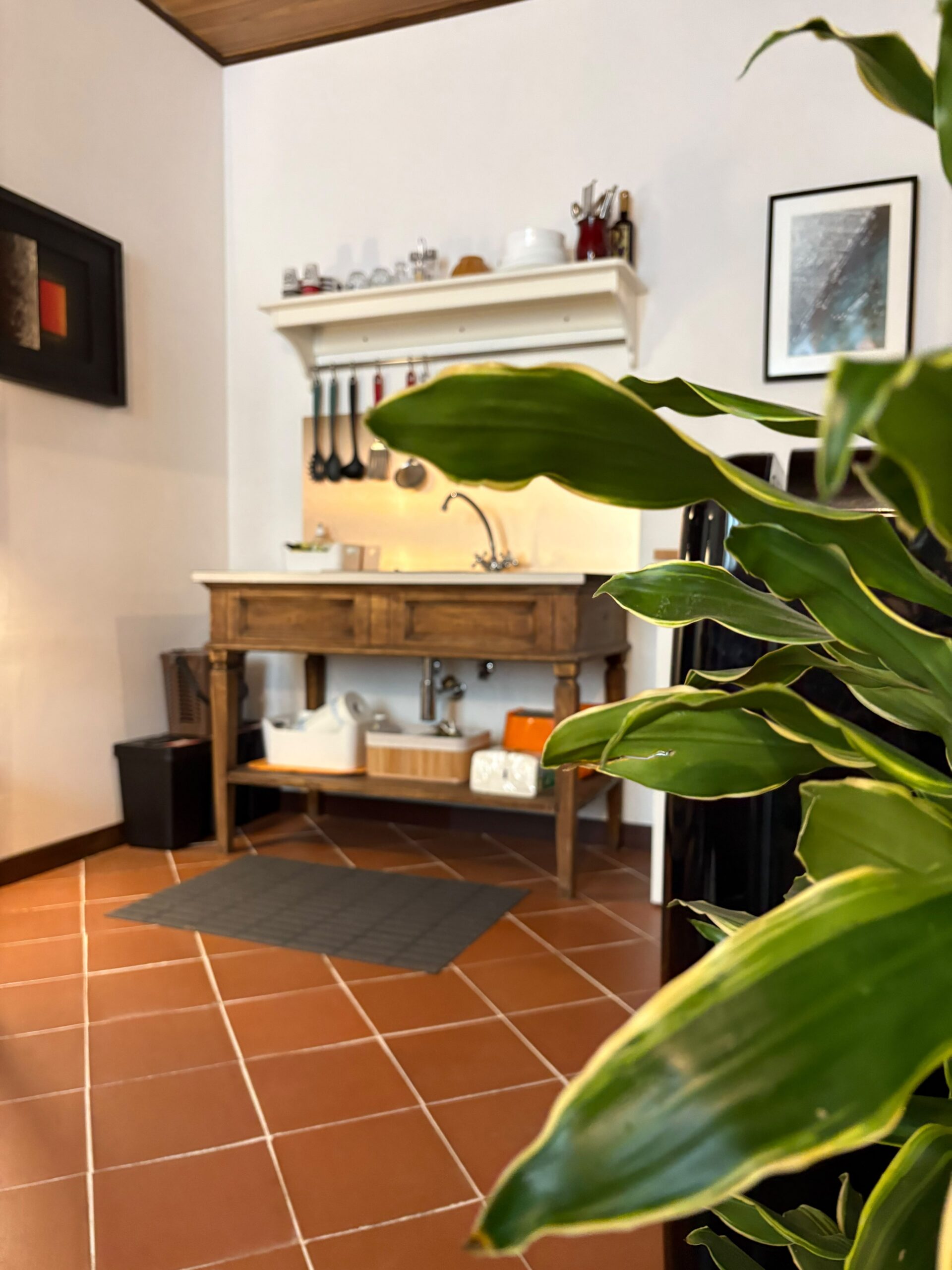 Dettaglio d'arredo e finiture dell'appartamento Adamo ed Eva