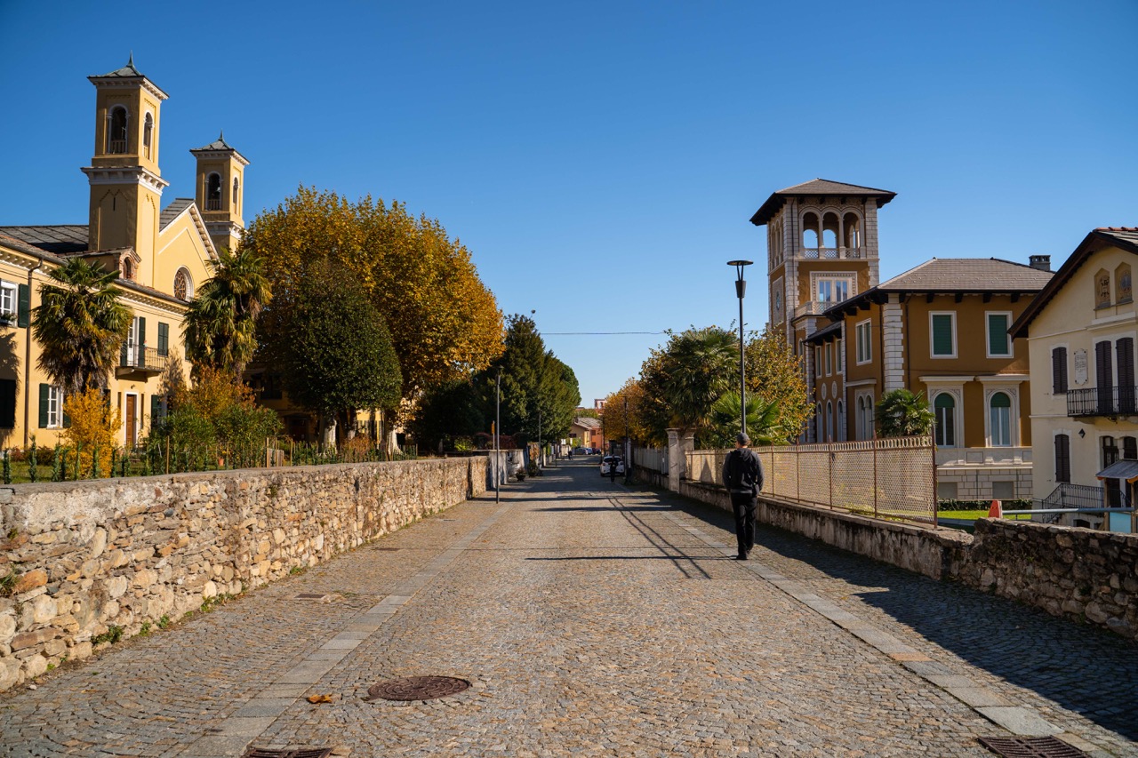 Scorcio di Via Beckwith a Torre Pellice